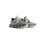 Men’s Track Graffiti Sneaker  in White/black - Image 2